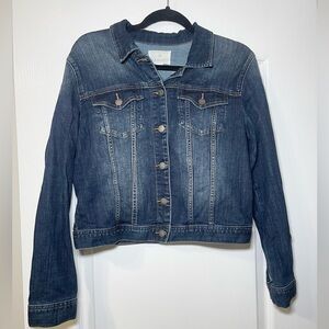 Caslon Women’s Classic Dark Blue Denim Jacket